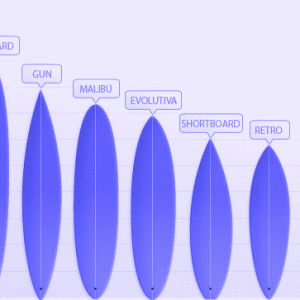 Elegir tablas para empezar a hacer surf