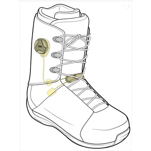 Botas de snowboard Vans Invado OG Black