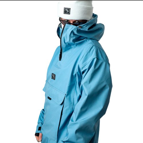 Chaqueta de snowboard Brethren Access Anorak Blue