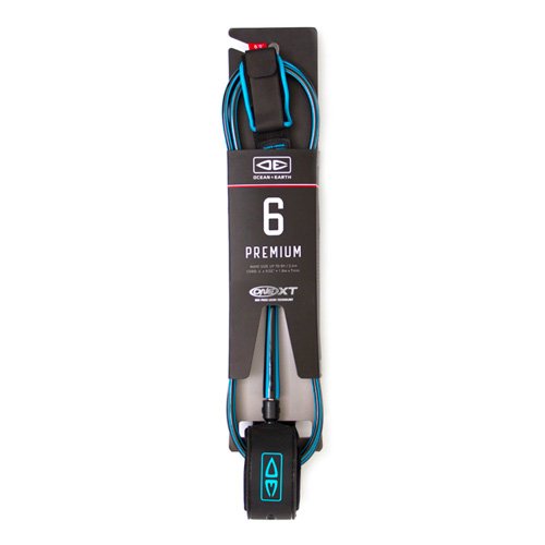 Leash de surf Ocean&Earth Premium XT Blue