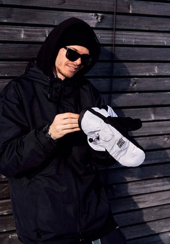 Manopla de snowboard Trans Form The Smuggler Blanco